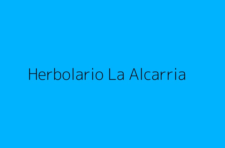 Herbolario La Alcarria
